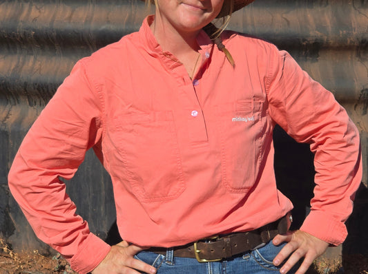 Mickey Bull Daylight Work Shirt Womens Flora